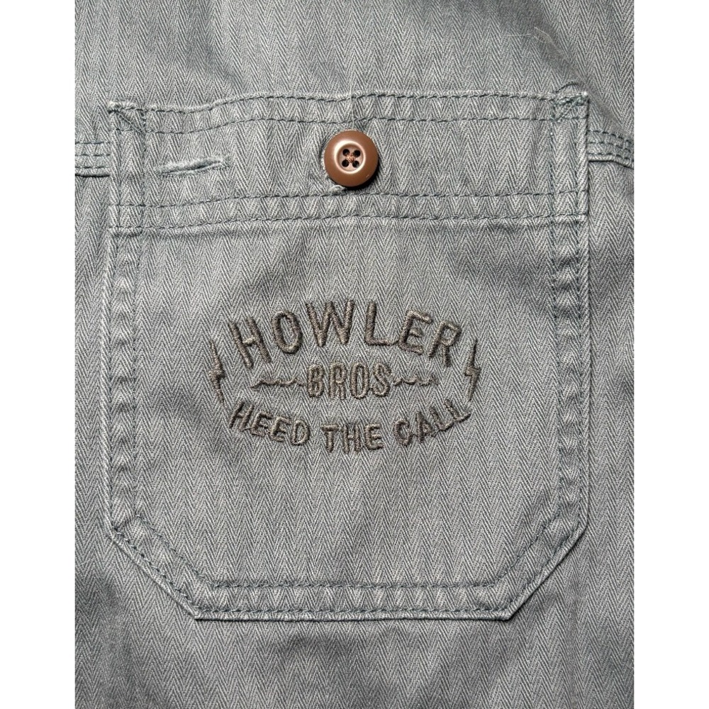 Howler Bros Chore Button Down Shacket | Blue | Medium - Picture 4 of 8
